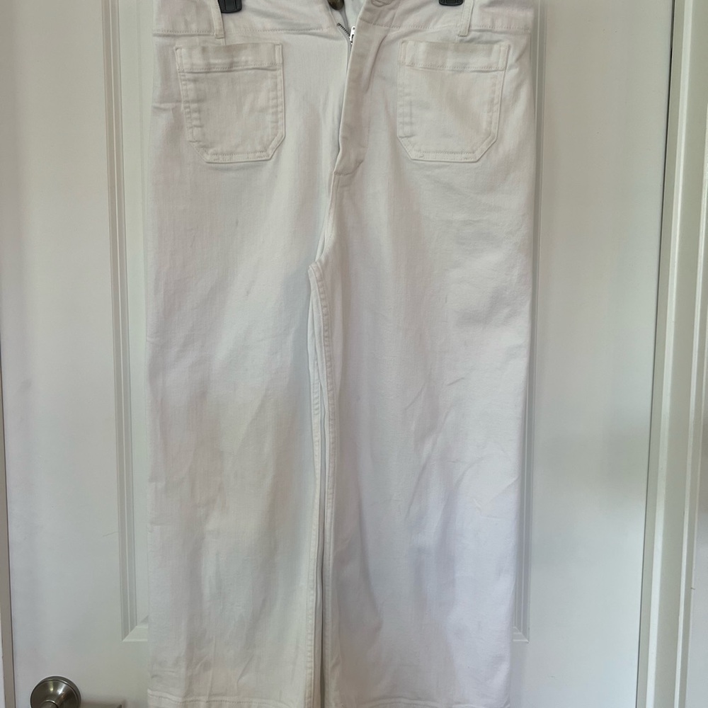 Anthropologie Maeve Colette Crop Wide-Leg Pants